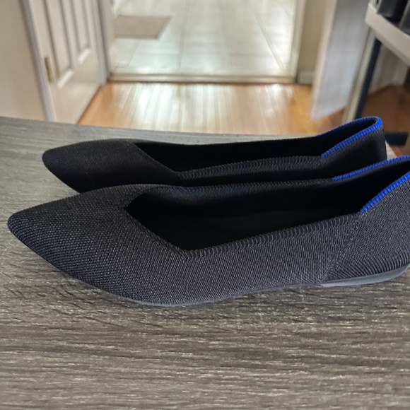 Rothy’s The Pointe II Flats in Black - Picture 3 of 9